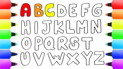 Alphabet Drawing Letters