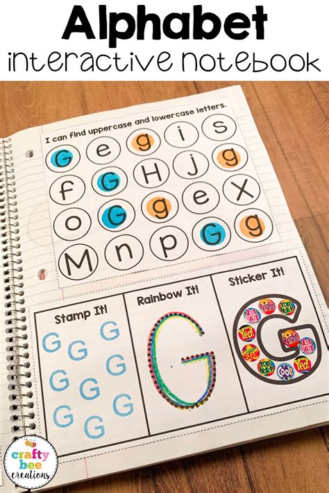 Alphabet Interactive MiniNotebook Interactive alphabet notebooks, Interactive notebooks, Alphabet