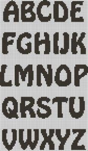 Alphabet Knitting Using Letter Charts Creativity Strikes!