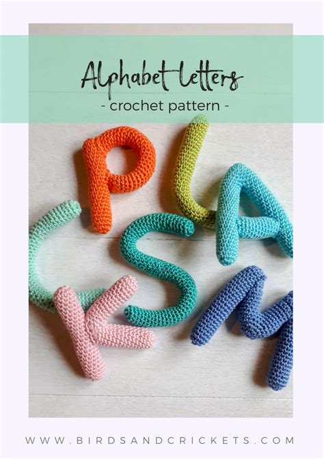 Alphabet Letters Crochet Pattern Crochet Letters Tutorial Etsy