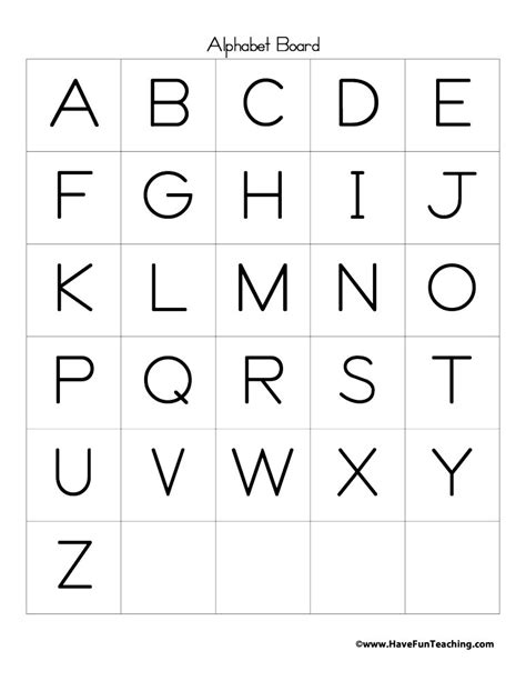 Alphabet Match Activity Have Fun Teaching Have fun teaching