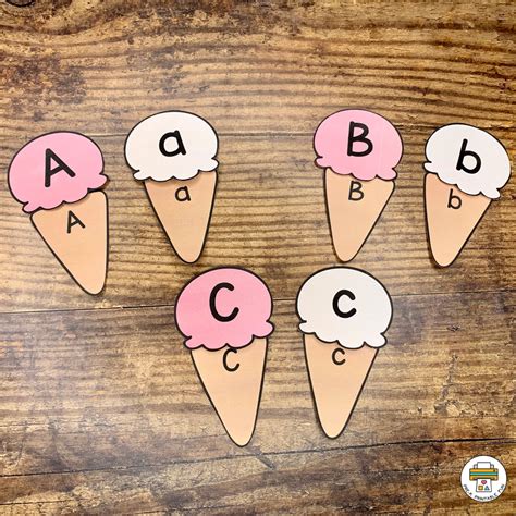 Alphabet Matching with Ice Cream pdf