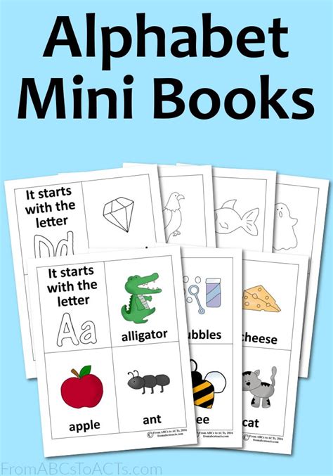Alphabet Mini Books From ABCs to ACTs