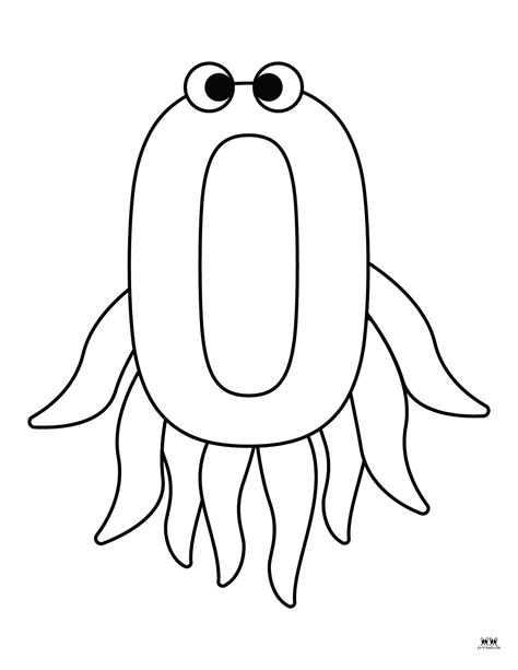 Alphabet O Coloring Pages Coloring Pages