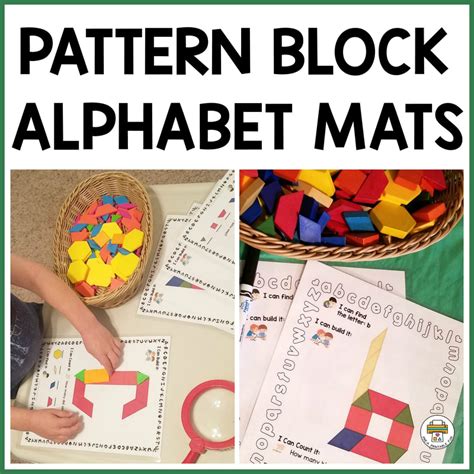 Alphabet Pattern Block Mats Fun Learning for Kids® Shop
