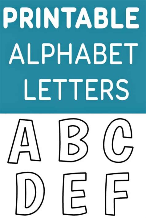 Alphabet Template To Prin