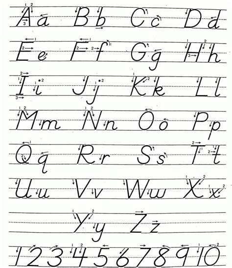 Alphabet Tracing Victorian Cursive