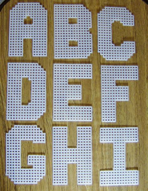 Teach and Touch Alphabet a Plastic Canvas Pattern by DRG. Letters range in size from about 4" X 4 5/8" to 4 5/8" X 4 5/8" ... Publisher: DRG. Product Type: Plastic Canvas Patterns. SKU: EP00402. Designed by: Eunice Asberry. Add To Cart: Your Price: $4.99. Add To Cart. Wish List. Please Wait... Customer Reviews. Waiting for our first review .... 