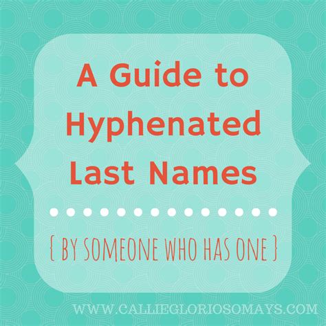 Alphabetical Order Hyphenated Last Name