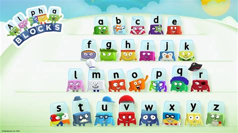 Alphablocks Alphablocks Group Chart A to Z Alphabet phonics
