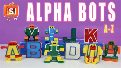 Alphabots For KidsABCD Super Alphabet Robot Construction Transformers