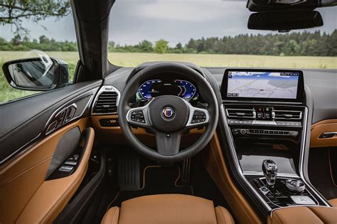 The BMW Alpina B8 is based on the regular 8 Series however burnished with extra luxury, performance, and opulence. The B8 was launched first as a 2022 model for buyers wanting a more sophisticated M8 with no lack of driving performance. ... Interior space is adequate at both rows and the B8 is designed for four passengers instead of 5 …. 