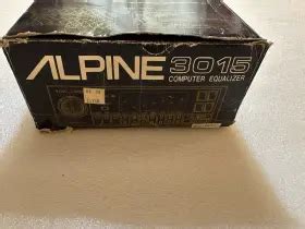 Alpine 3015 equalizer for sale.  Shrinkwrap assortment.  Phillips #1 Phillips #2 screwdriv...