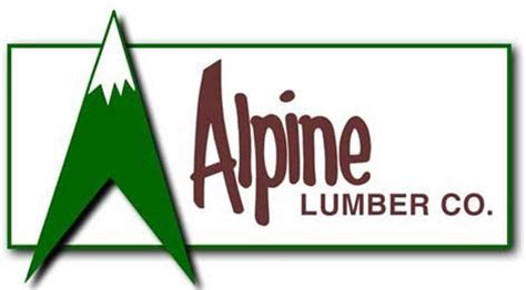 Alpine lumber company. Alpine Lumber Company has been providing building products since 1963. The company operates more than 10 lumberyards. It specializes in estimation, customized design and customer support services. Alpine Lumber Company offers a range of products, including siding, exterior trim, connectors, flashings, nails, nuts, bolts, vents and drywall. 