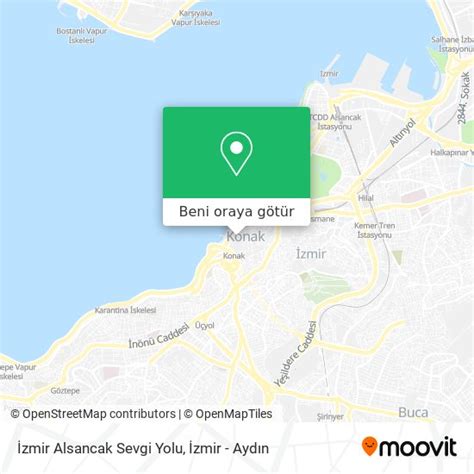 Alsancak Sevgi Yolu, Konak nerede, otobüs, tramvay, tren veya .