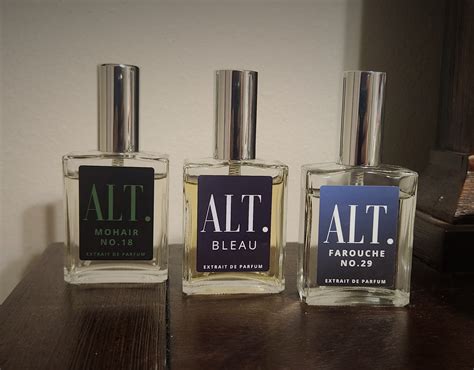 Alt fragrances reviews. Sizes and Prices. With regards to prices, Dossier is cheaper overall. Dossier’s price per ml is better than ALT fragrance. You can choose from over 60 scents and blends with price ranges starting from $29 per bottle or $1 per 1ml. Regarding pricing, ALT fragrances are available for about $39 for the 30ml size and $69 for the 60ml size. 