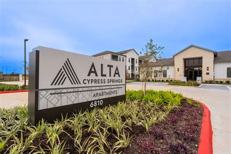 Alta cypress springs. Alta Cypress Springs offers 1-2 bedroom rentals starting at $1,355/month. Alta Cypress Springs is located at 6810 Fry Rd, Katy, TX 77449. See 7 floorplans, review amenities, and request a tour of the building today. 
