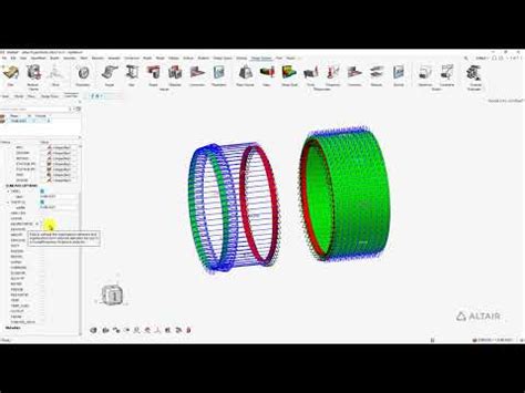 Altair HyperWorks Design Explorer ile BUSH ve BEAM. 