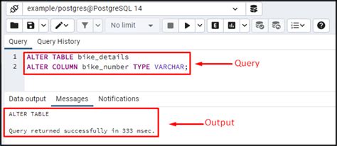 Alter Column queries can not take parameters in migration …