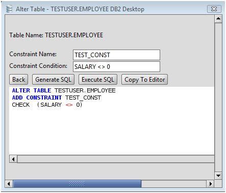 Alter constraint in mysql