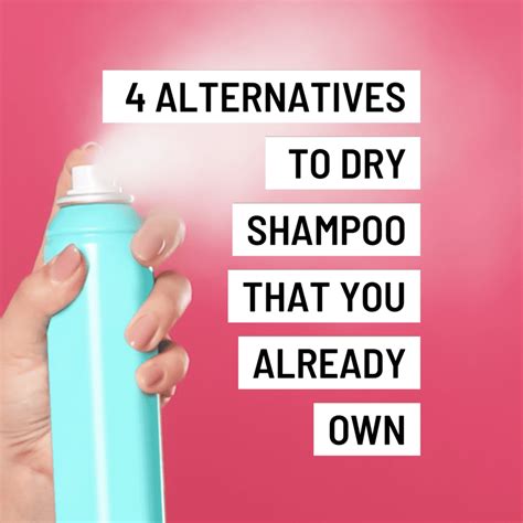 Alternatives to dry shampoo. The best natural shampoo alternatives for dry hair 1/ Water . Washing our hair until it is ‘squeaky clean,’ often strips our locks of the natural oils that play an important role in reducing frizz and increasing shine. Try swapping out your shampoo with nothing but lukewarm water and finishing with a deep conditioning mask to seal in any ... 