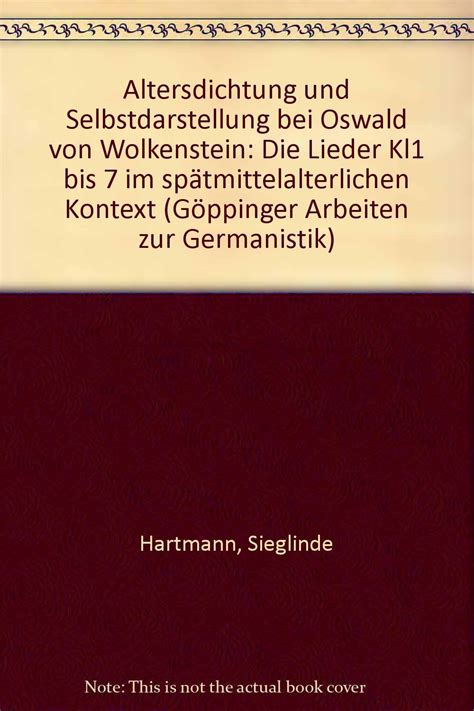 Altersdichtung und selbstdarstellung bei oswald von wolkenstein. - A guys guide to the good life virtues for men.