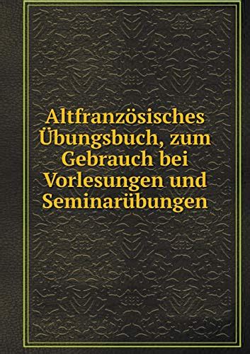 Altfranzösisches übungsbuch, zum gebrauch bei vorlesungen und seminarübungen. - Technics sl d 303 turntable service manual.