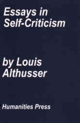 Althusser essays in Self Criticism