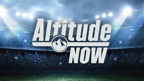 Altitude now. AltitudeNOW is the official live streaming app of Altitude Sports. Download AltitudeNOW to your iOS device and begin streaming live Colorado Avalanche, Denver Nuggets and Colorado Rapids games wherever you are. You can also stay connected to your favorite Altitude Sports shows including: AltitudeNOW also gives you access to stream live high ... 