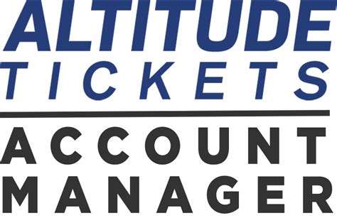 Altitude tickets account manager. Things To Know About Altitude tickets account manager. 
