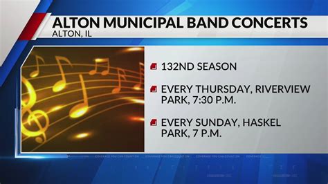 Alton Municipal Band kicks off 132nd season, every Thursday and Sunday