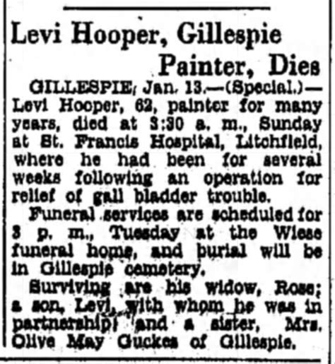 Clipping found in The Alton Evening Telegraph published in Alton, Illinois on 9/10/1954. Obituary for Florence j Chambers. 