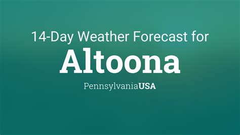 Altoona - Blair County Airport (KAOO) Lat: 40.3°NLon: 78.32°WElev: 1467ft. Fair. 67°F. ... Huntingdon PA 40.5°N 78°W (Elev. 699 ft) Last Update: 2:09 pm EDT Oct 11, 2023 ... Radar & Satellite Image. Hourly Weather Forecast. National Digital Forecast Database. High Temperature. Chance of Precipitation. ACTIVE ALERTS Toggle menu. Warnings By ...