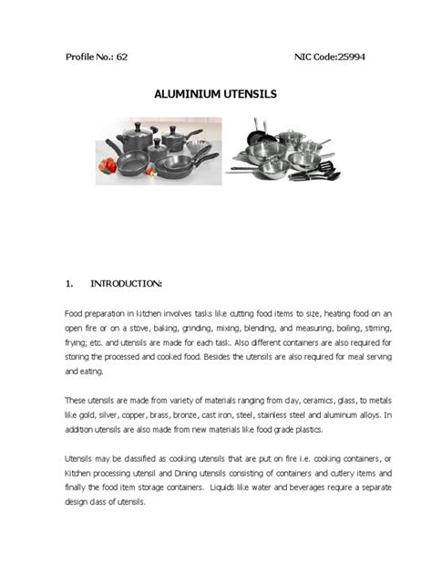 Aluminium Utnsils 1 pdf