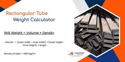Aluminium rectangular tube weight calculator.  Simply select the cross section and us...