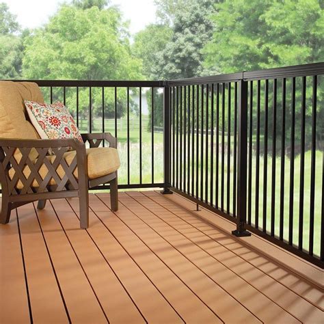 Some of the most reviewed products in White Aluminum Deck Railing Systems are the Barrette Outdoor Living HandiRail 3.57 in. x 47.75 in. x 3.09 ft. White 3-Step Aluminum Rail Kit (Unassembled) with 577 reviews, and the Aria Railing 36 in. x 6 ft. White Powder Coated Aluminum Preassembled Deck Railing with 231 reviews.. 