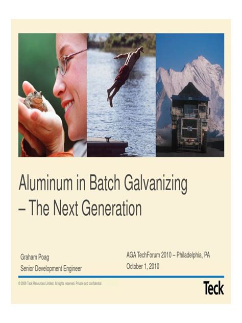 Aluminum in Galvanizing Graham Poag