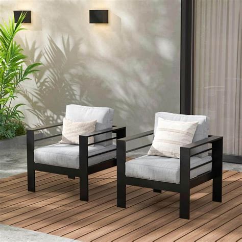 Aluminum lawn chairs.  Explore comfortable seating options for your outd...