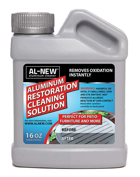 DEEP CLEANING: Aluminum Restoration Solution cleans and removes chalky oxidation from aluminum and other painted metals in a single pass; Once dried, the product leaves a coating of corrosion protection for the treated surface; Astounding results are achieved in just a single wipe, instantly restoring color, shine, and luster to previously .... 