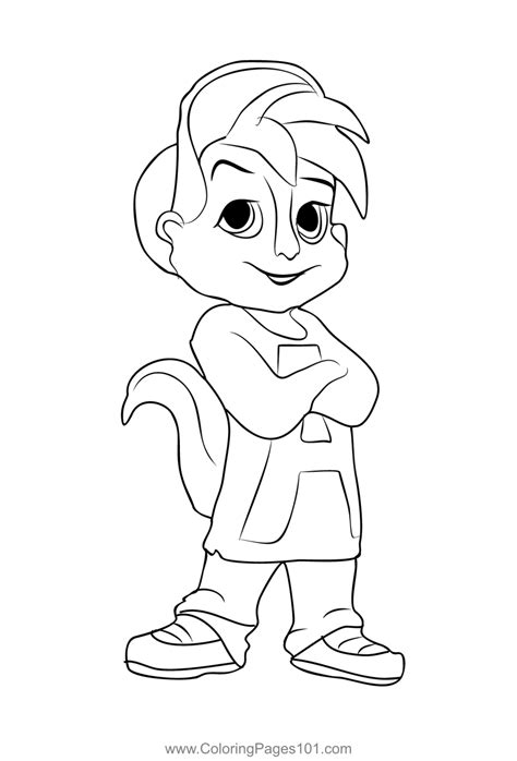 Alvin Coloring Pages - Alvin and the Chipmunks Coloring Pages ...