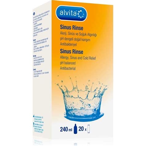 Alvita sinus rinse kullanımı