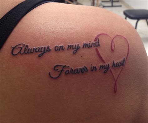 Always on my mind... Forever in my heart ️ tattoo tattoos