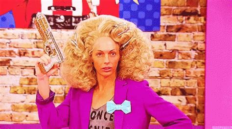 Alyssa edwards gun gif. Find the GIFs, Clips, and Stickers that make your conversations more positive, more expressive, and more you. Discover & share this RuPaul's Drag Race GIF with everyone you know. GIPHY is how you search, share, discover, and create GIFs. 