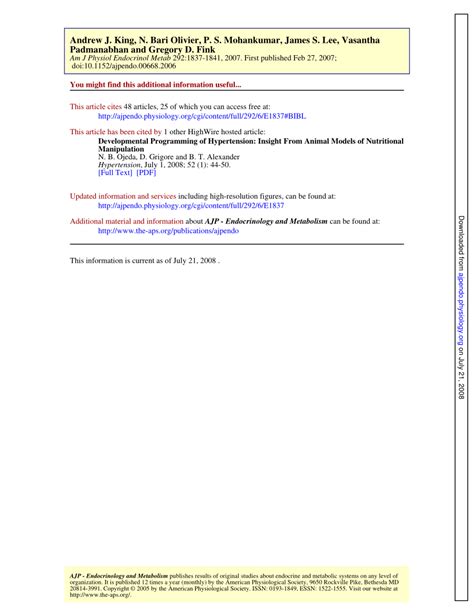 Am J Physiol Endocrinol Metab 2004 Dickson pdf