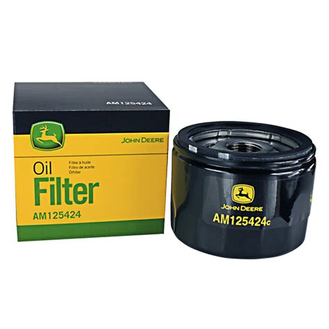 Am125424 oil filter cross reference. John Deere Original Equipment Oil Filter - AM125424 (1) 3,776 1K+ bought in past month $1094 FREE delivery Wed, Oct 18 Only 8 left in stock - order soon. More Buying Choices $7.49 (12 new offers) 696854 Oil Filter with Gloves, Compatible with John Deere AM125424, Kawasaki 49065 7007, Pro Performance Lawn Mower Oil Filter 636 