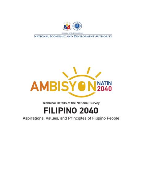 AmBisyonNatin2040 Technical Details of the National Survey