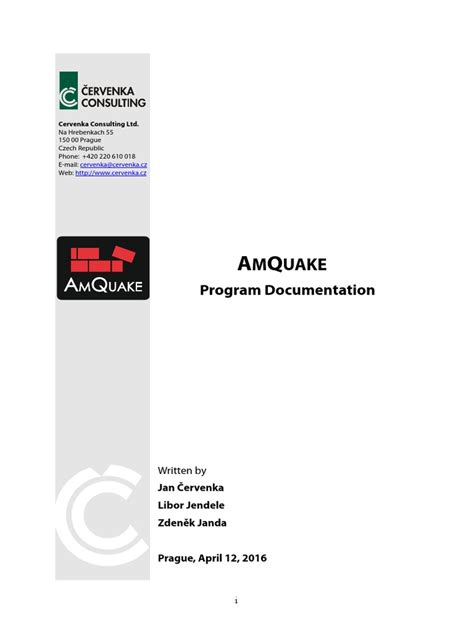 AmQuake Documentation