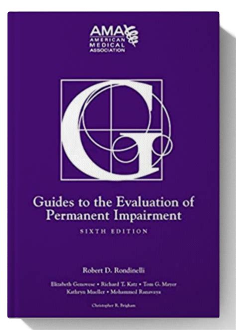 Ama guides to the evaluation of permanent impairment. - Manuale del contatore di costruzione di gas.