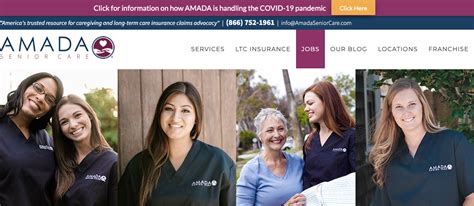 Amada Senior Care. Meet Amada Senior Care! We're a growing home care company hiring Certified Caregivers such as: Certified Nursing Assistants- CNA, Home Care Aids- HCA and Home Health Aides- HHA in Clark and Cowlitz counties and throughout Southwest Washington. Job Summary. We're looking for compassionate, responsible CNAs, HCAs …. 