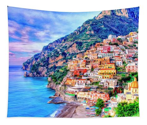 Amalfi Coast Tapestry